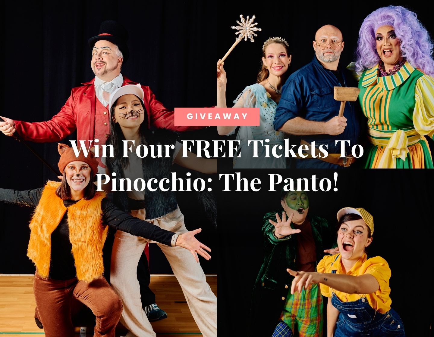 HK performers on stage for Pinnocchio