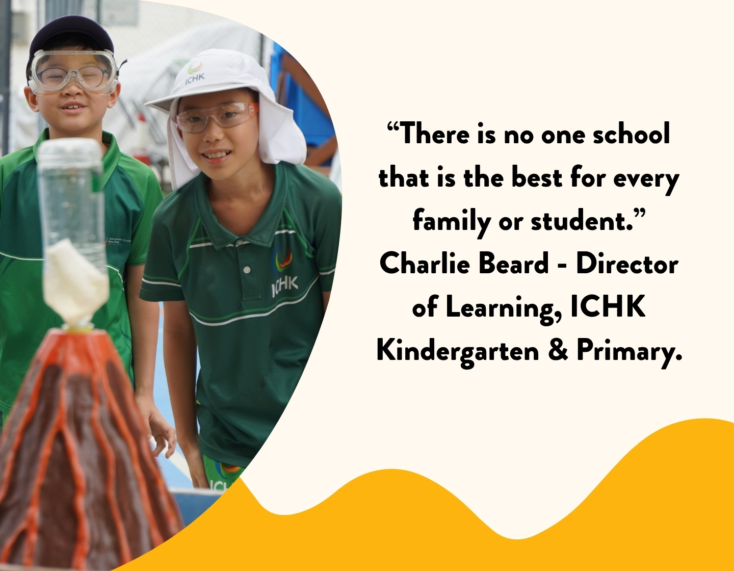 a quote graphic from ICHKHLY international school