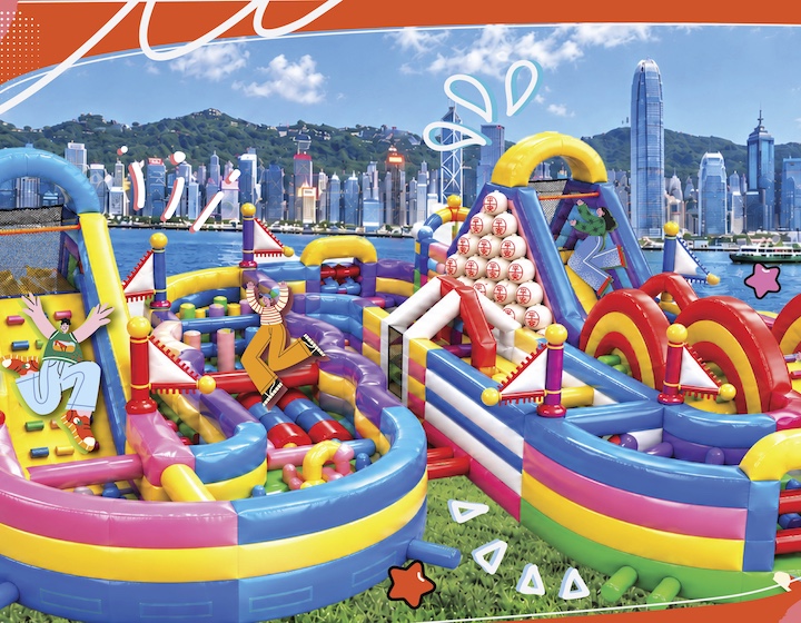 an artist render of the Hong Kong bounce fest 2026 at West