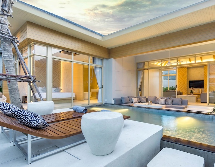 courtyard pool in a 2-bedroom phuket villa