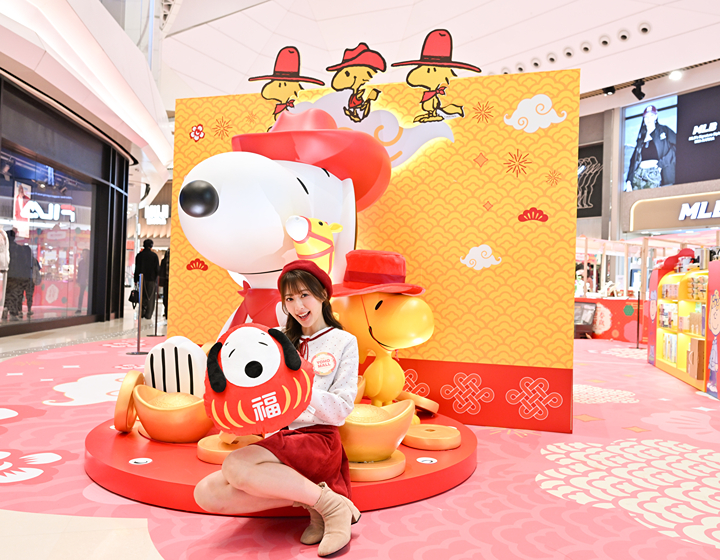 monthly planner things to do with kids in hong kong; Snoopy at YOHO mall